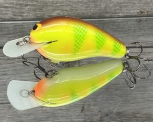 Black Label Balsa - Wobbler - Custom Balsa Crankbait - Pineapple