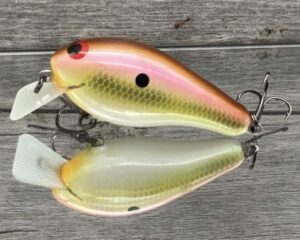 Greenfish Tackle - G2 - Custom Balsa Squarebill Crankbait - Peacock Color