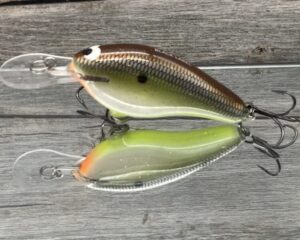 Black Label Balsa - Shiver 7 - Custom Balsa Crankbait - Slick Color