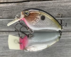 The Lure Forge - 2.2 Wobbler Squarebill Crankbait - Clear Water Shad Color