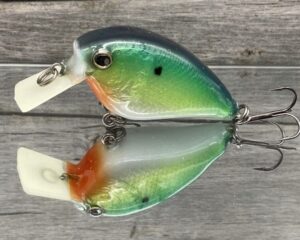 The Lure Forge - 2.2 Wobbler Squarebill Crankbait - Citrus Shad Color
