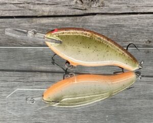 Black Label Balsa - Tapout - Custom Balsa Crankbait - Root Beer Color