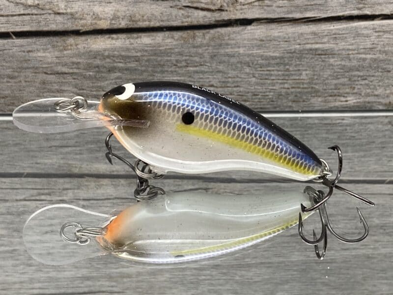 Black Label Balsa - Shiver 7 - Custom Balsa Crankbait - Threadfin