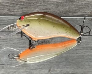 Black Label Balsa - Razor - Balsa Crankbait - Root Beer Color