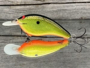 Black Label Balsa - Slim Signature Series Balsa Crankbait - Sun Granny Color