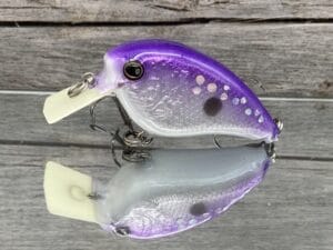 The Lure Forge - 2.2 Wobbler Squarebill Crankbait - Purple Haze Color