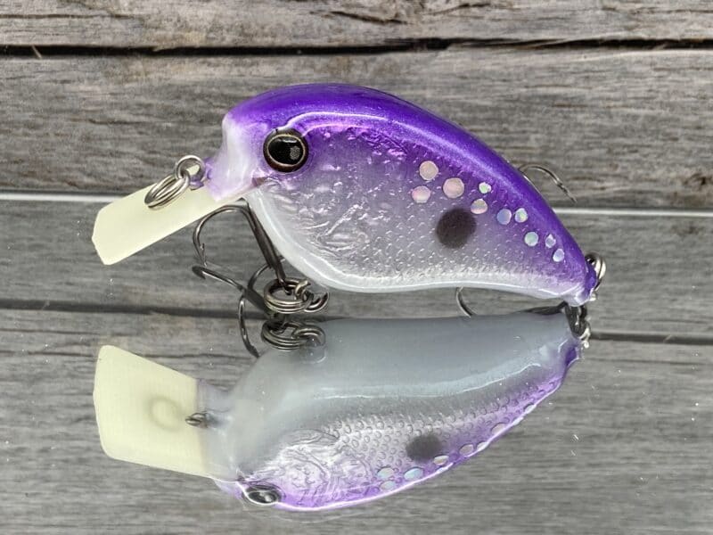 The Lure Forge - 2.2 Wobbler Squarebill Crankbait - Purple Haze