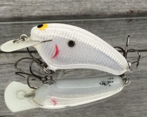Black Label Balsa - Hickster - Signature Series Crankbait - White Knight Color
