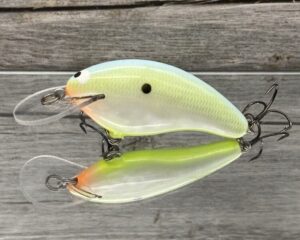 Black Label Balsa - Razor - Balsa Crankbait - Citrus Candy Color