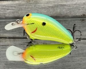 Black Label Balsa - Peanut - Signature Series Crankbait - Foiled Dolphin Color - Zoom WEC Mutt