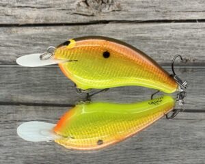 Black Label Balsa - Slim Signature Series Balsa Crankbait - Burnt Granny Color