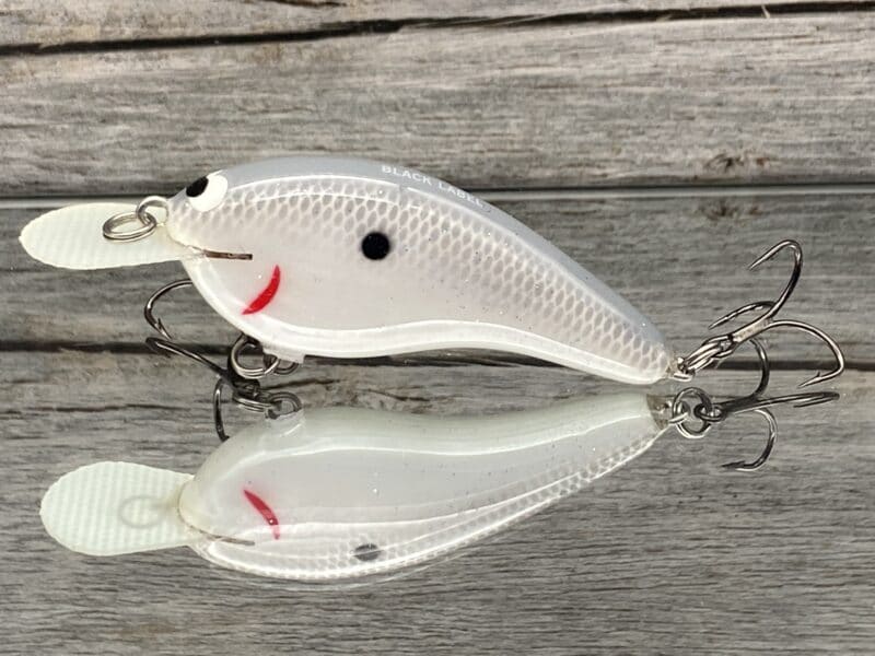 Black Label Balsa - Slim Series - Custom Balsa Crankbait - Grey Ghost Color  - Wood Bait Country