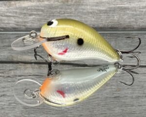 Black Label Balsa - Rumble-Signature Series - Balsa Crankbait - Foiled Olive Shad Color
