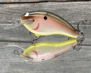 Black Label Balsa - Razor - Balsa Crankbait - Tomato Shad Color