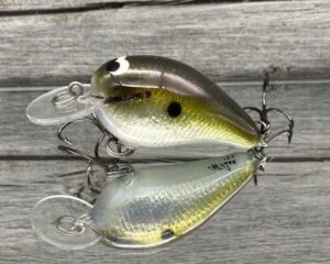 Black Label Balsa - Rumble-Signature Series - Balsa Crankbait - Foiled Sexy Green Gizzard Color