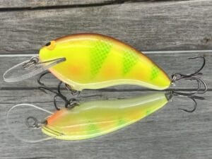 Black Label Balsa - Razor - Balsa Crankbait - Pineapple Color