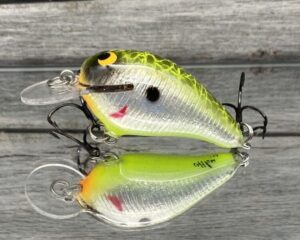 Black Label Balsa - Rumble-Signature Series - Balsa Crankbait - Foiled Piebald Plemmons Color