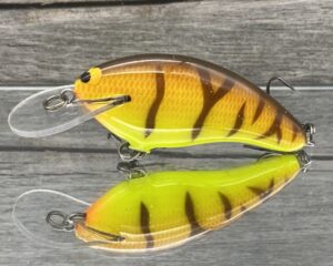 Black Label Balsa - Razor - Balsa Crankbait - Spring Tiger Color