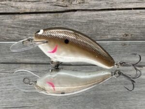 Black Label Balsa - Razor - Balsa Crankbait - Green Pumpkin Shad Color