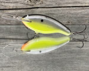 Black Label Balsa - Tapout - Custom Balsa Crankbait - Chartreuse Magic Color