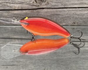 Black Label Balsa - Tapout - Custom Balsa Crankbait - Hot Salsa Color