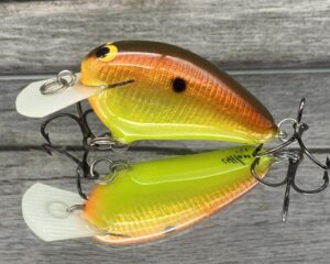 Black Label Balsa - Peanut - Signature Series Crankbait - Burnt Granny Color - Zoom WEC Mutt
