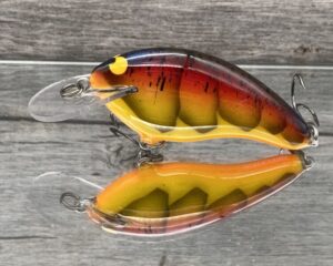 Black Label Balsa - Razor - Balsa Crankbait - Spring Craw Color