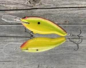 Black Label Balsa - Tapout - Custom Balsa Crankbait - Chartreuse Classic Color