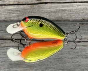 Black Label Balsa - Peanut - Signature Series Crankbait - Sun Granny Color - Zoom WEC Mutt