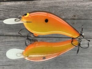 Black Label Balsa - Slim Series - Custom Balsa Crankbait - Simple Craw Color