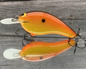 Black Label Balsa - Slim Series - Custom Balsa Crankbait - Simple Craw Color