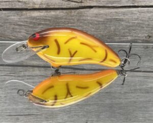 Black Label Balsa - Razor - Balsa Crankbait - Brown Coach Dog Color