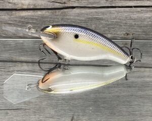 Black Label Balsa - Tapout - Custom Balsa Crankbait - Threadfin Shad Pearl Color