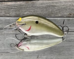 Black Label Balsa - Razor - Balsa Crankbait - Watermelon Shiner Color