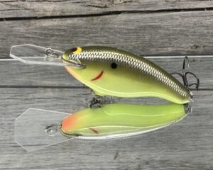 Black Label Balsa - Tapout - Custom Balsa Crankbait - Moon Shine Color