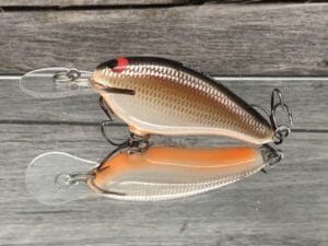 Black Label Balsa - Shiver 7 - Custom Balsa Crankbait - Hot Chocolate Color