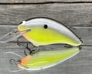 Black Label Balsa - Razor - Balsa Crankbait - Chartreuse Magic Color