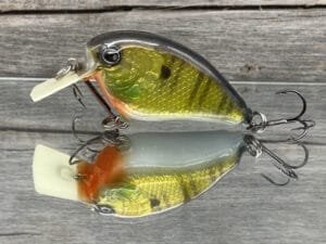 The Lure Forge - 2.2 Wobbler Squarebill Crankbait - Natural Gill Color