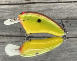 Black Label Balsa - Hickster - Balsa Crankbait - Chartreuse Classic - Zoom WEC Hicky
