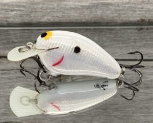 Black Label Balsa - Peanut - Signature Series Crankbait - White Knight Color - Zoom WEC Mutt