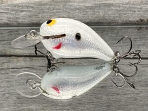 Black Label Balsa - Rumble-Signature Series - Balsa Crankbait - White Knight Color