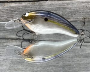 Black Label Balsa - Razor - Balsa Crankbait - Threadfin Shad Pearl Color