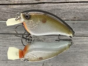 The Lure Forge - 2.5 Flatside - Balsa Crankbait - Tennessee Shad Color