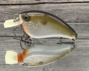 The Lure Forge - 2.5 Flatside - Balsa Crankbait - Tennessee Shad Color