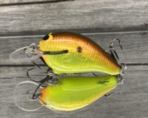 Black Label Balsa - Rumble-Signature Series - Balsa Crankbait - Burnt Granny Color