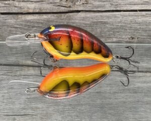 Black Label Balsa - Prowler MR - Custom Balsa Crankbait - Spring Craw Color