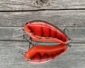 Black Label Balsa - Prowler - Custom Balsa Squarebill Crankbait - Delta Craw Color