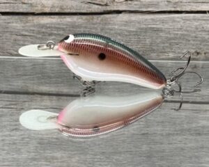 Black Label Balsa - Little Cliffie - Custom Balsa Crankbait - Hustler Color