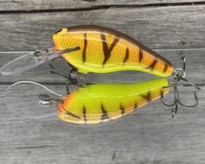 Black Label Balsa - K II - Custom Balsa Crankbait - Spring Tiger Color
