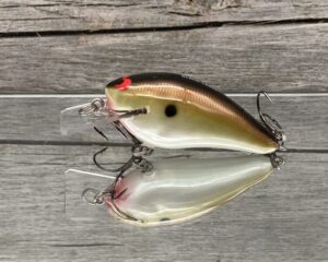 Black Label Balsa - BL 1.5 - Balsa Squarebill - Copper Green Shad Color